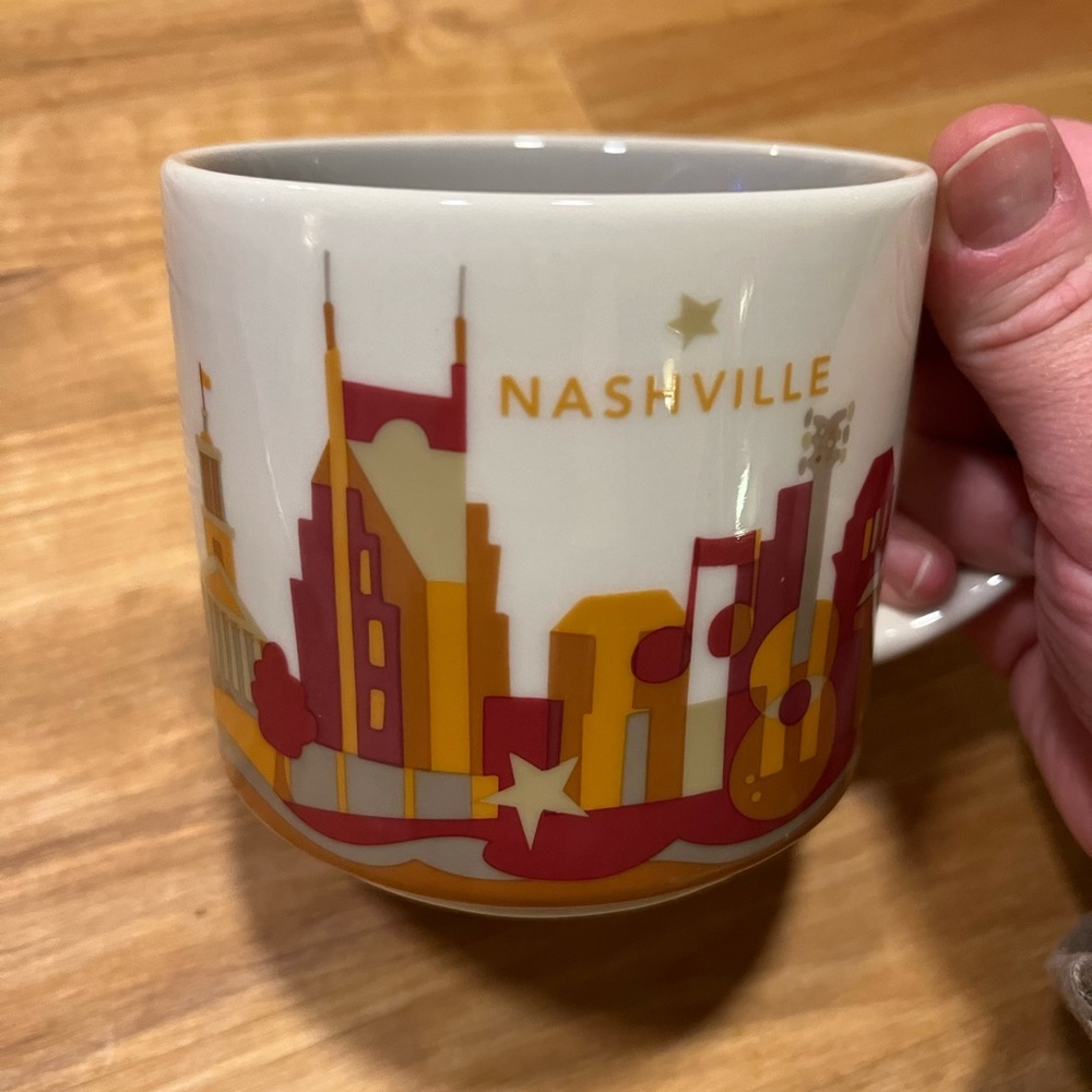 Nashville Starbucks city mug. You are here collection.